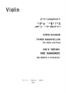 THREE BAGATELLES